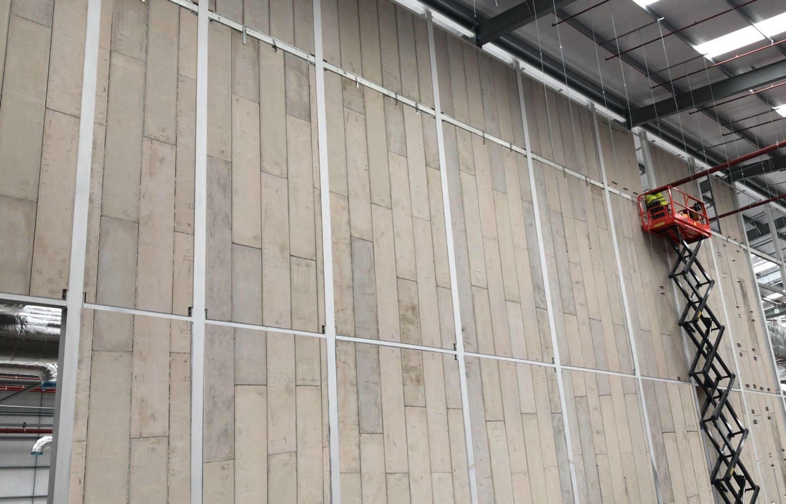 On-site install of SpecWall system